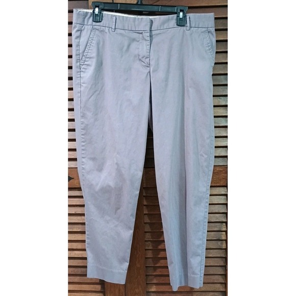 J. Crew Pants - J.Crew Dress Stretch Pants Women's 12 Tall Light Purple Mid Rise City Fit